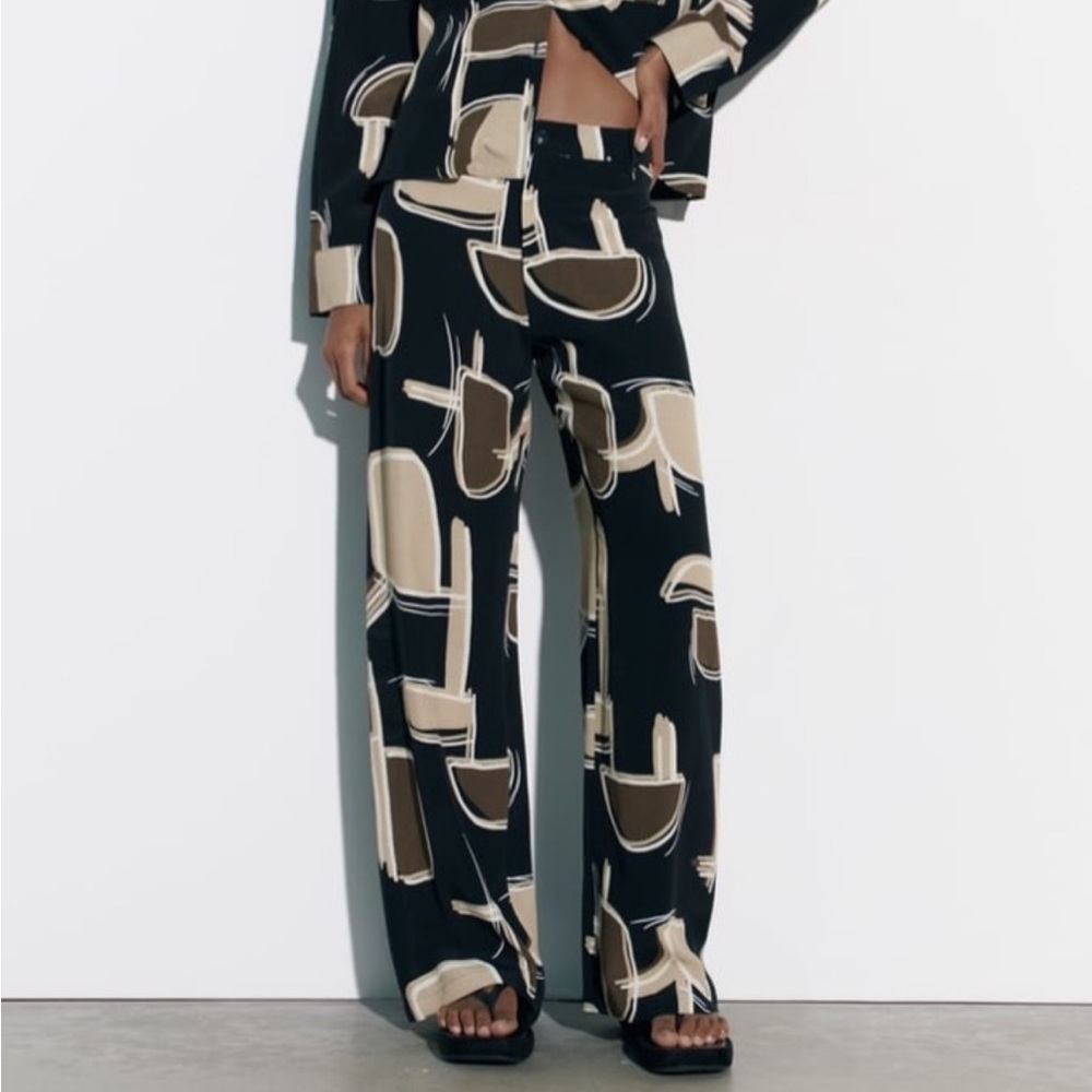 Zara pattered trousers